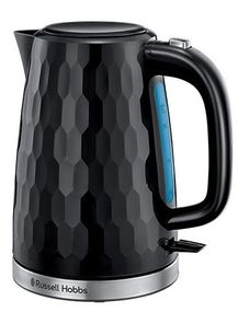 Чайник Russell Hobbs 26051-70 Honeycomb Black, 2400 Вт, 1,7 л, відкидна кришка, чорний (26051-70)