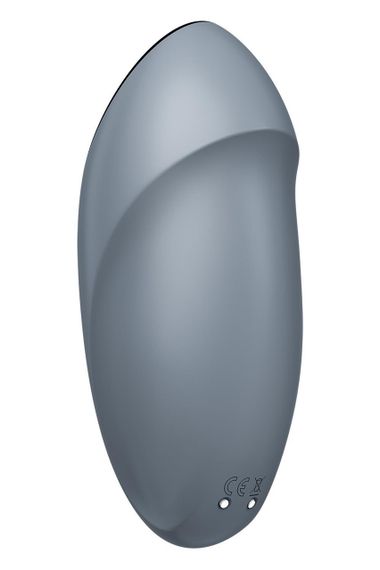 Вібратор для клітора Satisfyer Tap&Climax 1 з вібрацією і постукуванням, сірий Sex Aura | Зображення 3