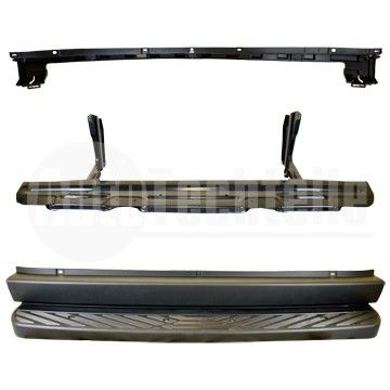 Бампер задний (с подножкой) Mercedes Benz Sprinter W906 06-18 / VW Crafter 06-16, AutoTechteile, 100 8854, 100