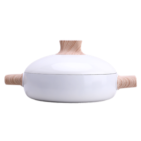 Жаровня PR-2330-22 Біла перлина 22см. 2л. PEPPER