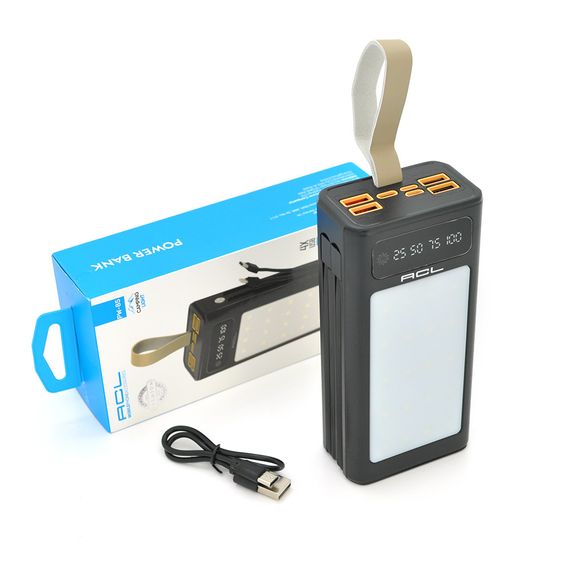 Powerbank ACL PW-85 30000mAh, 22.5W, LIGHTER, Кабелю Type-C + Lighting, 0.70 kg, Black, Box | Зображення 2