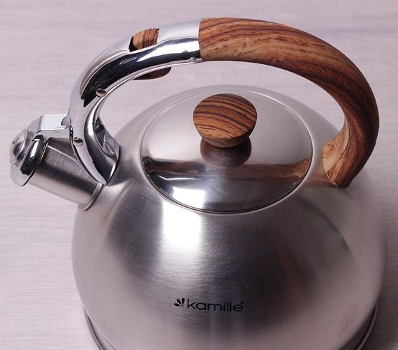 Чайник Kamille Whistling Kettle 2л з нержавіючої сталі зі свистком | Зображення 1