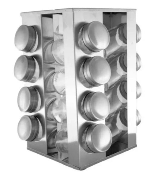 Карусель для спецій Spice carousel 16 відсіків, підставка для спецій, баночки для спецій, набір для спецій | Зображення 5