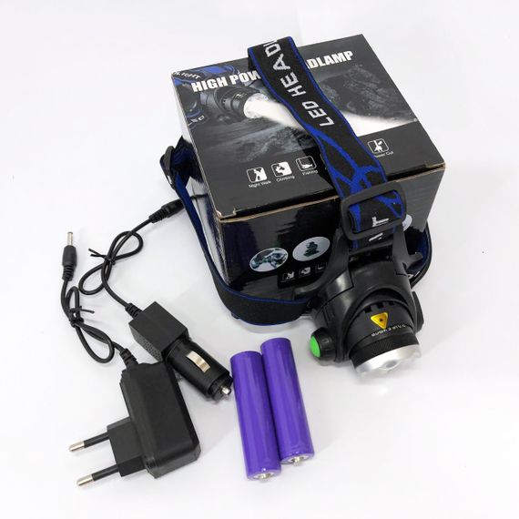 Компактный налобный фонарь PLD-T115-PM30-TG, Фонарик бытовой налобный фонарь на голову JH-84 | Зображення 5