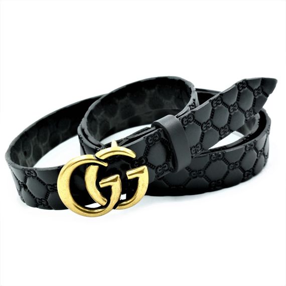Женский кожаный ремень Gucci Цвет Черный brnd-25k-ua-01 | Зображення 1