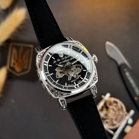 Жіночий годинник Awarder 021 Де би не була Silver-Black-Black | Зображення 8