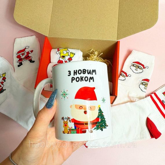 Подарунковий жіночих бокс кружка + 8 пар шкарпеток | Зображення 2
