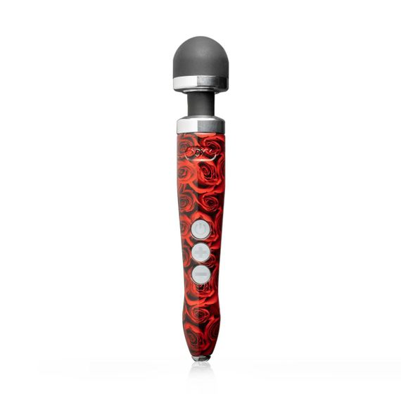 Вібромасажер DOXY Die Cast 3R - ROSE PATTERN, дуже потужний, перезаряджуваний, металевий корпус Sex Aura