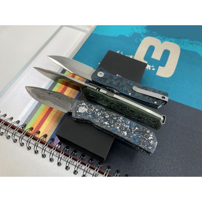 Нож Maserin Power, Magnacut, fat carbon arctic blue (502/BM) | Зображення 3