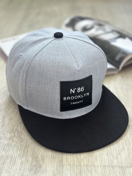 Кепка снепбек (Snapback)  Brooklyn  №86 Білий 56-61р (9045) | Зображення 9