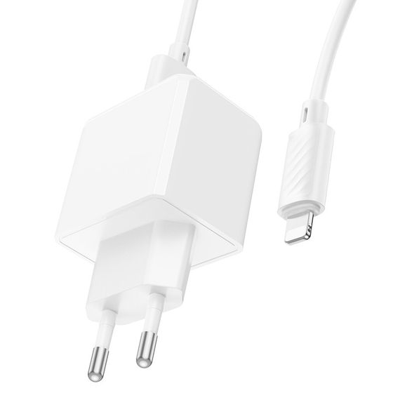 Мережевий зарядний пристрій Hoco CS11A 1 USB 2.1 A + USB to Lightning | Зображення 4