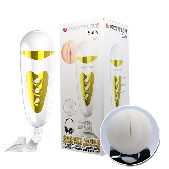 Мастурбатор Вагіна з вібрацією Pretty Love "Sally" BM-00900T50-3 sexstyle | Зображення 1