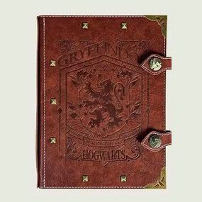 Блокнот для фанатов Гарри Поттера с эмблемой факультета Гриффиндор