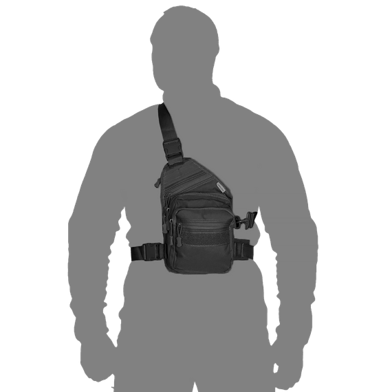 Сумка Gunner Sling Black (6663), | Зображення 1