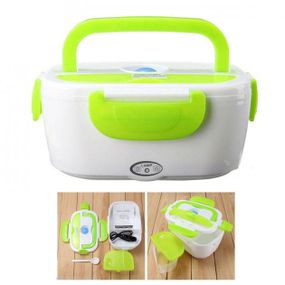 Ланч бокс электрический с подогревом Lunch Heater 220 V Pro. SP-813 Цвет: зеленый