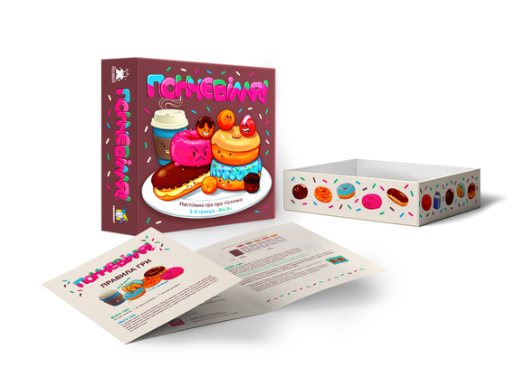 Настольная игра Пончевилье (Go Nuts for Donuts) | Зображення 1