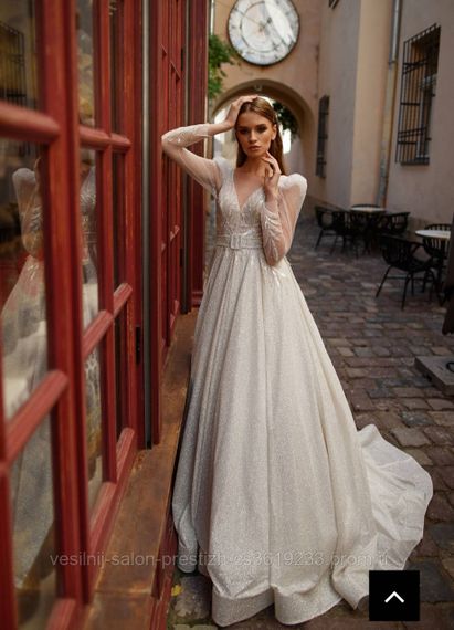 Весільна сукня, глітер