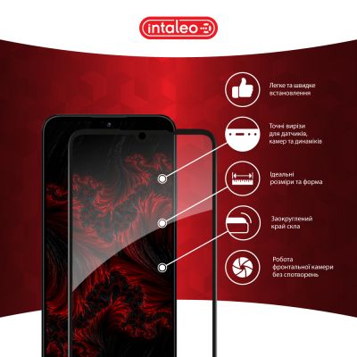 Стекло защитное Intaleo Full Glue ZTE Blade A55 Black (1283126598746) | Зображення 2