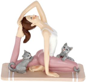 Декоративная статуэтка Зарядка с Котиками 16х7х14см