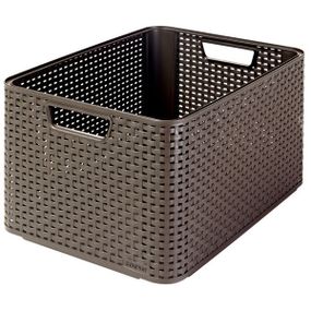 Корзина для хранения Curver (Курвер) Style 30 л (03616) Коричневый