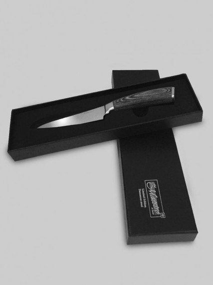 Нож Сантоку Маестро Maestro Damascus Steel 12.5 см MR-1482 | Зображення 4