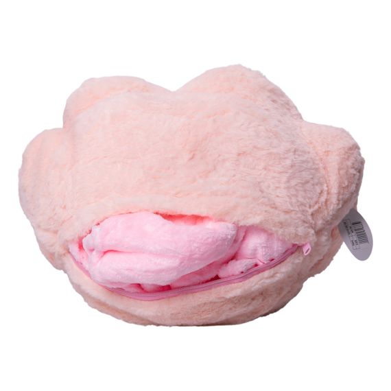 М'яка іграшка-подушка з пледом всередині Зайчик 120×160 (см) Рожевий Colorful Home 5616-66P | Зображення 3