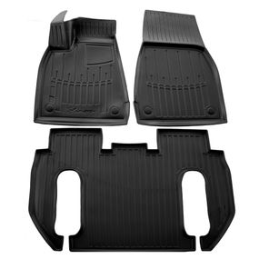 Килимки Stingray 3D (6-ти містний, 3 шт) для Fiat Sedici 2006-2014 рр