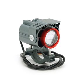 Светодиодная фара для мотоцикла 35W, ближний свет белый + дальний свет белый, 12-85V, 3800Lm, IP67, 65x40x75mm
