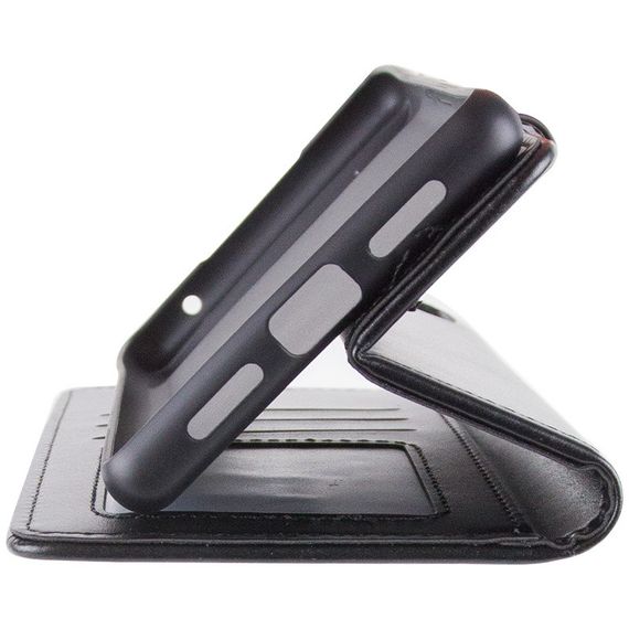 Шкіряний чохол книжка GETMAN Gallant (PU) для Infinix Smart 9 4G / Hot 50i Чорний | Зображення 4