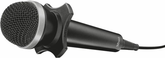 Микрофон Trust Starzz USB для ПК и ноутбука проводной, черный, кабель 3.2м для записи голоса, пения, игр | Зображення 1