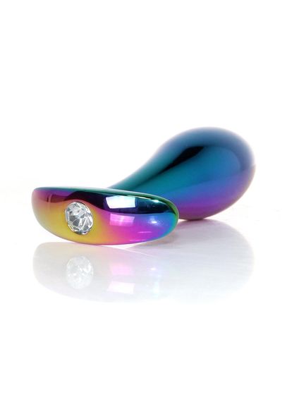 Анальна пробка - Jewellery Multicolour Plug Clear L | Зображення 5
