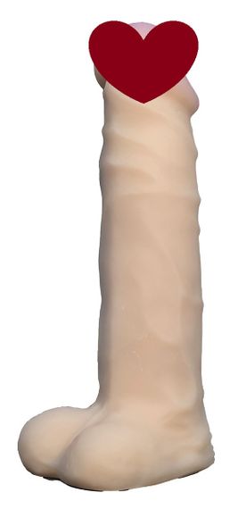 Насадка для страпона тілесна EGZO CIBERSKIN NSTR18 ( 17,5 см х 4,2 см ) Sex Aura