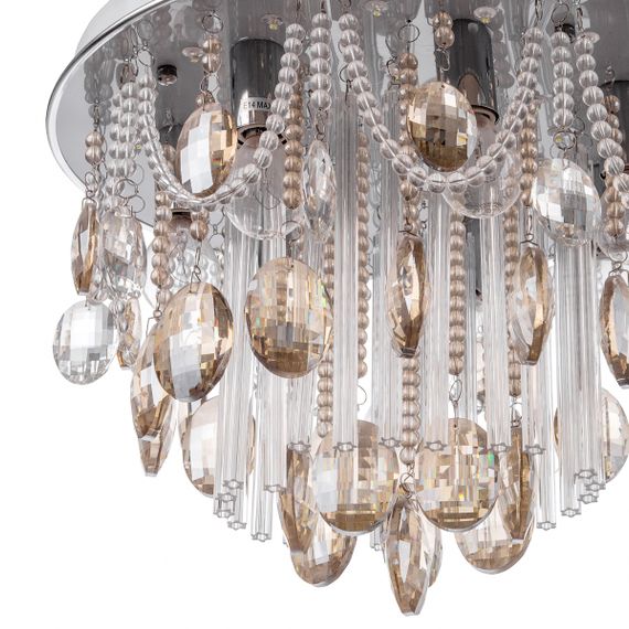 Люстра потолочная хрустальная с подсветкой LED E14 40W CH (BCL-377C/7) | Зображення 2