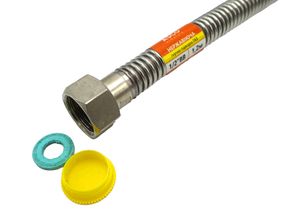 Шланг нерж.гофрований для ГАЗУ 1/2" 1,5 м ВВ ASCO 100шт.