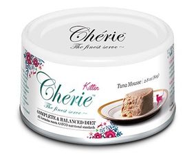 Вологий корм для кошенят з тунцем Cherie Complete & Balanced Tuna Mousse Kitten, 80 гр