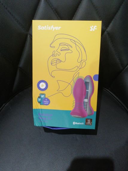 Анальна смарт-вібропробка із перлинним масажем Satisfyer Rotator Plug 2+ Violet (м'яте паковання!!!) | Зображення 1