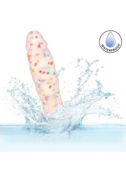 Фалоімітатор з рідкого силікону CalExotics Studs Dildo, різнокольоровий, 17,7 × 3,8 см Sex Aura | Зображення 4