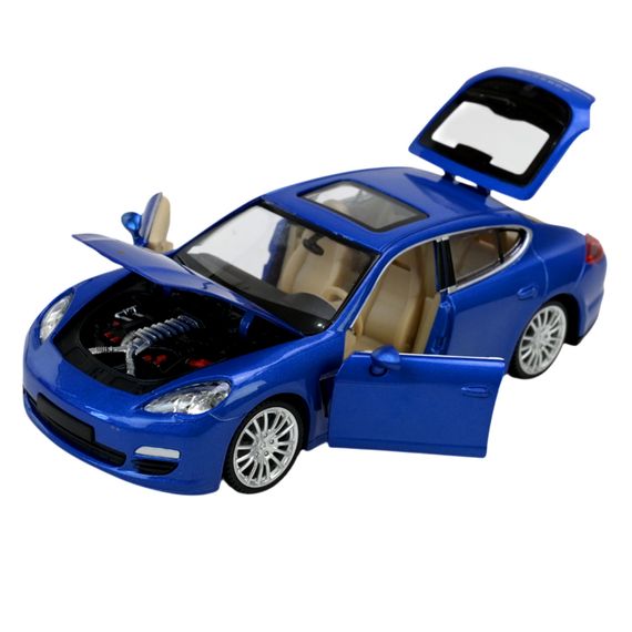Машинка металева 68245A Автопром "Porsche Panamera S" 1:24, світло, звук, відкр.двері, капот, багажник, в коробці (4897071920025) Синій | Зображення 2