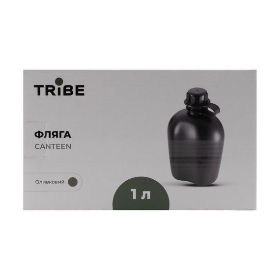 Фляга-каністра Tribe Canteen Olive 1 л, похідна питна фляга для риболовлі, туристична фляга тріб кемпінг ЗСУ | Зображення 3