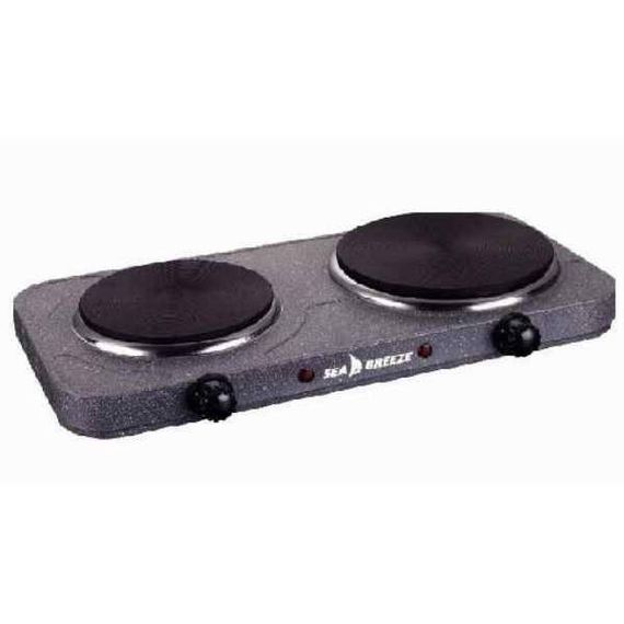 Плитка електрична SeaBreeze SB-065 2500Вт 2 конфорки 16см+19см диск