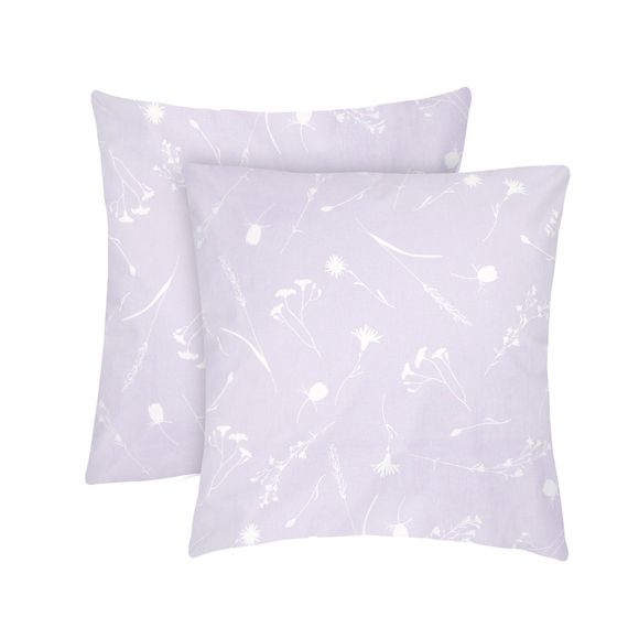 Набір наволочок Home Line 64736 Україна 70x70  Бавовна Білий, Фіолетовий