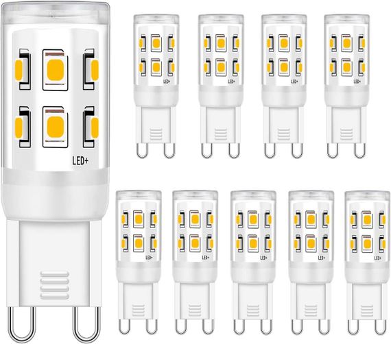 Світлодіодна лампа Ugvmn G9 4 Вт, еквівалентна галогенним лампам 15 Вт, 20 Вт, 25 Вт, світлодіодна лампа, 10