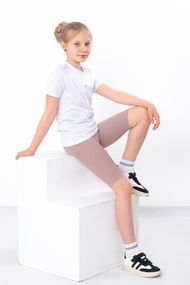 Велосипедки для дівчинки Носи своє 158 Бежевий (p-8322-198008)
