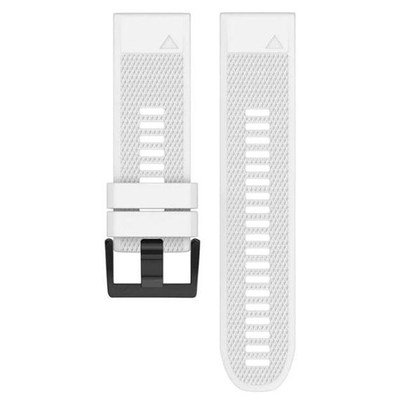 Силіконовий ремінець Primo для годинника Garmin Fenix 3 / 3HR / Fenix 5X / 6X - White | Зображення 2