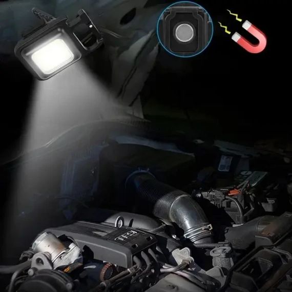 Багатофункціональний акумуляторний LED ліхтарик-брелок | Зображення 5