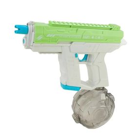 Водяной пистолет Uzi с автоматической стрельбой до 10 м бак 800 мл лазерный прицел с подсветкой от 8 лет Зеленый
