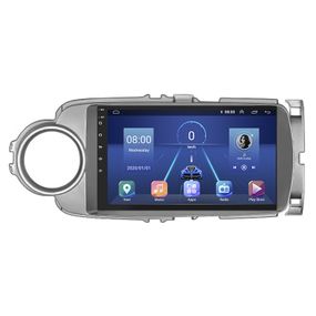 Штатная магнитола Lesko для Toyota Yaris III 2010-2014 экран 9" 4/64Gb 4G Wi-Fi GPS Top Тойота Ярис