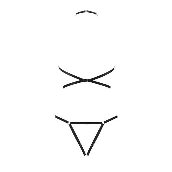 Жіноче боді-портупея Passion Exclusive Ivena XXL/XXXL, чорне | Зображення 3