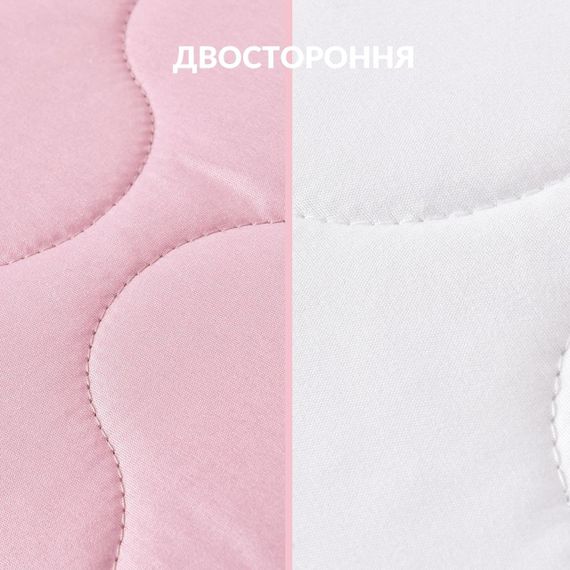 Подушка двусторонняя Soft IDEIA с искусственным пухом, 50x70 см белый/пудра (8-35500*002) | Зображення 3
