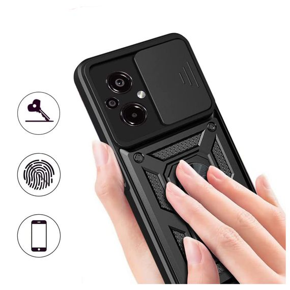 Чохол до мобільного телефона BeCover Military Poco M5 4G Black (709121) | Зображення 1